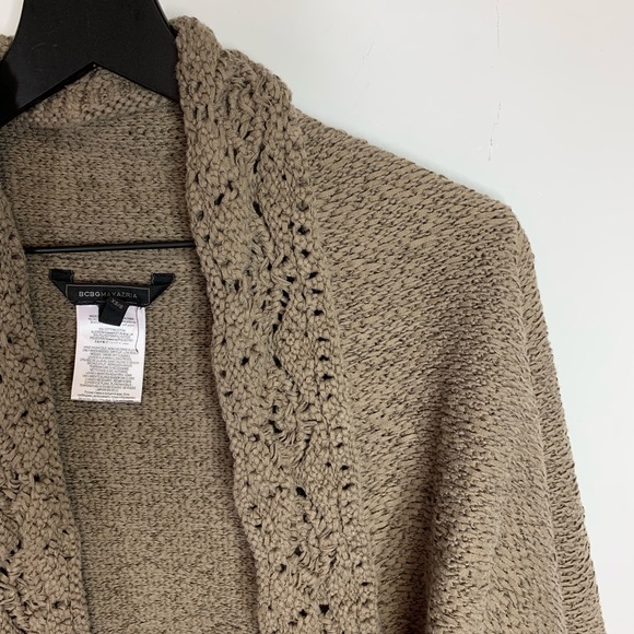 BCBGMaxAzria • fringe knit cropped cardigan - Picture 6 of 8